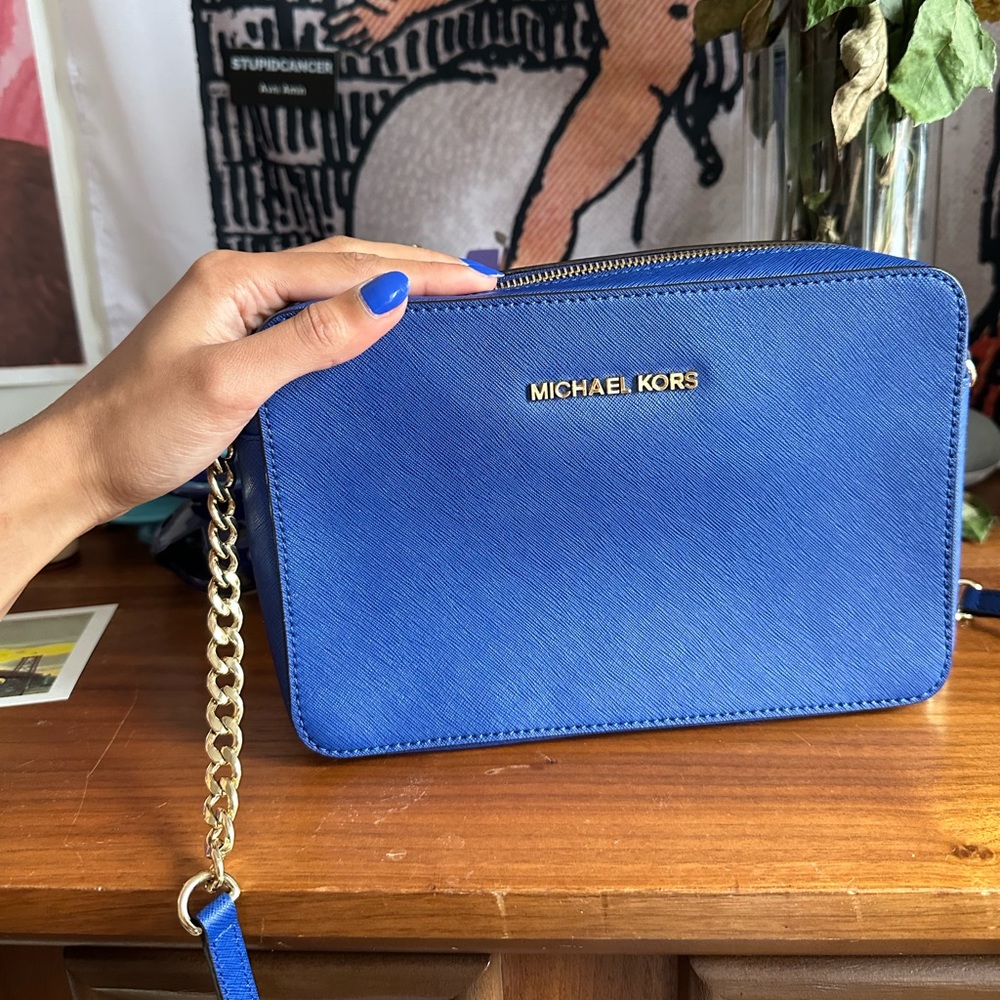 Michael Kors Royal Blue Crossbody Bag